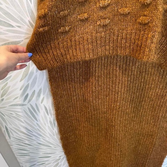 NWT Kerisma Rust Bisoux High Low Sleeveless Tunic Sweater Size S/M - Picture 7 of 8